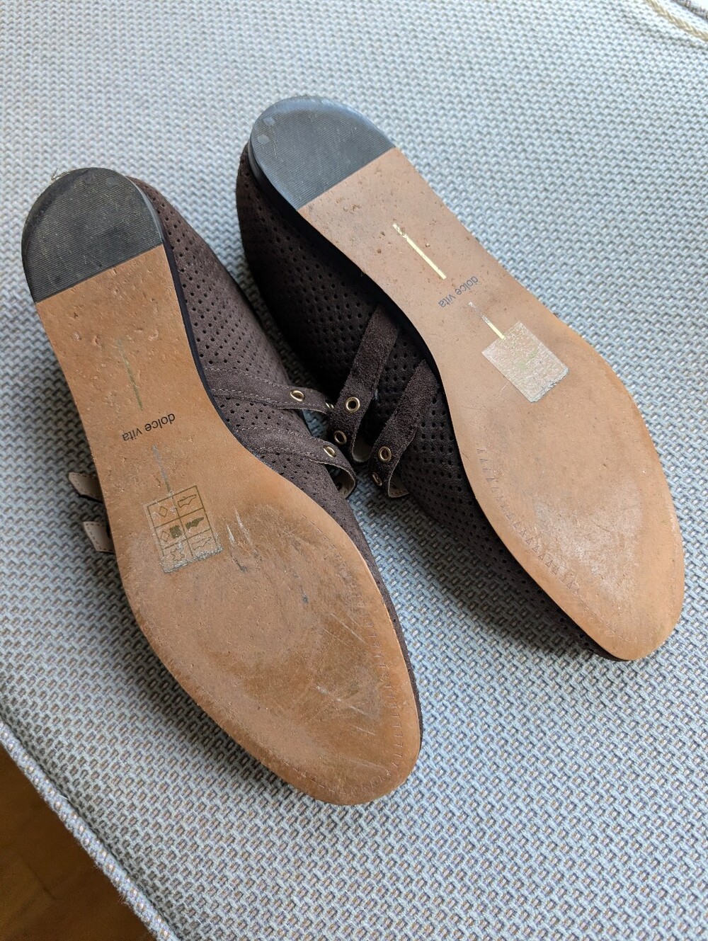 Dolce Vita Baylee Brown Suede Flat - Picture 7 of 8